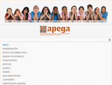 Tablet Screenshot of apega.org